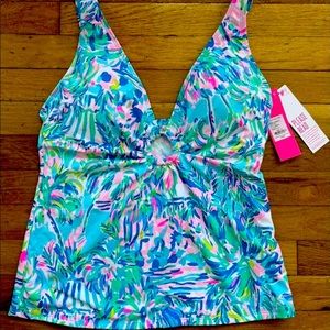 NWT Lilly Pulitzer Brenta Tankini Top